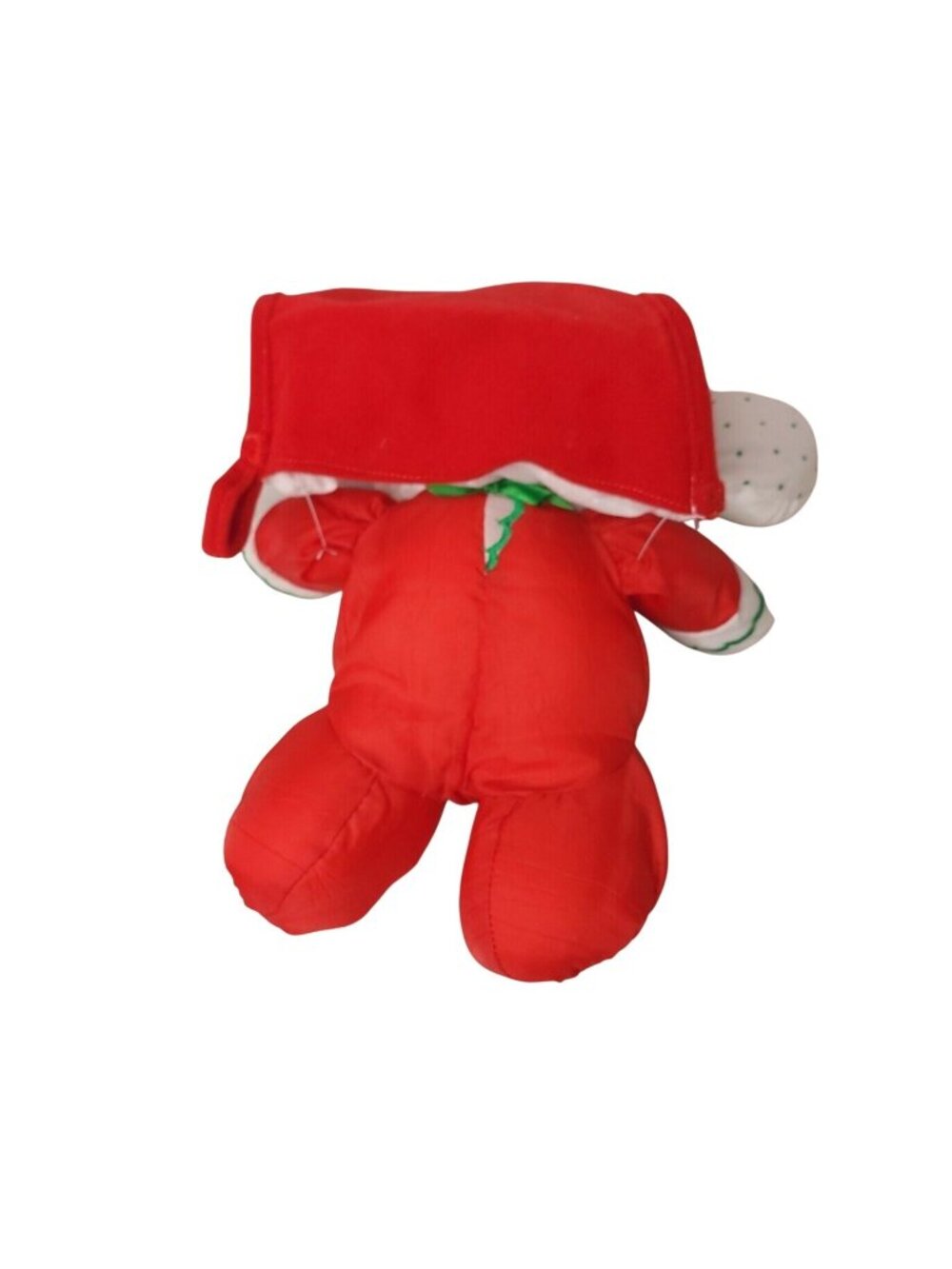 Vintage Fisher-Price Puffalumps 1991 Puppy Christmas Stocking Plush Red & White - Picture 3 of 6